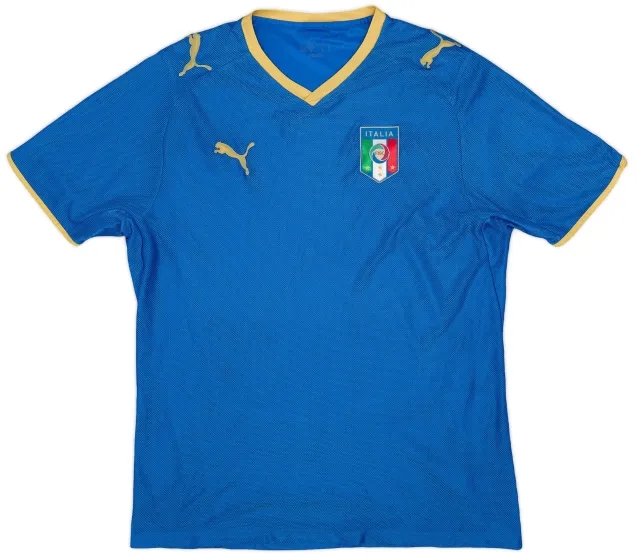 Puma 2007-08 Italy Home Shirt - 6/10 - (M)
