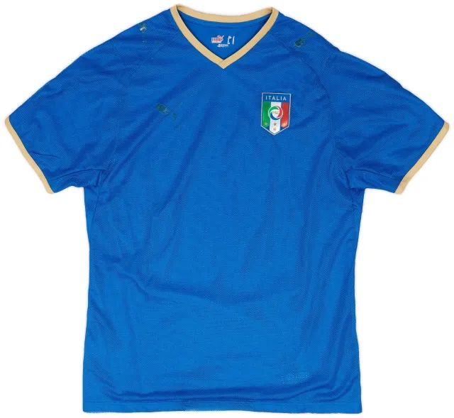 Puma 2007-08 Italy Home Shirt - 4/10 - (M)