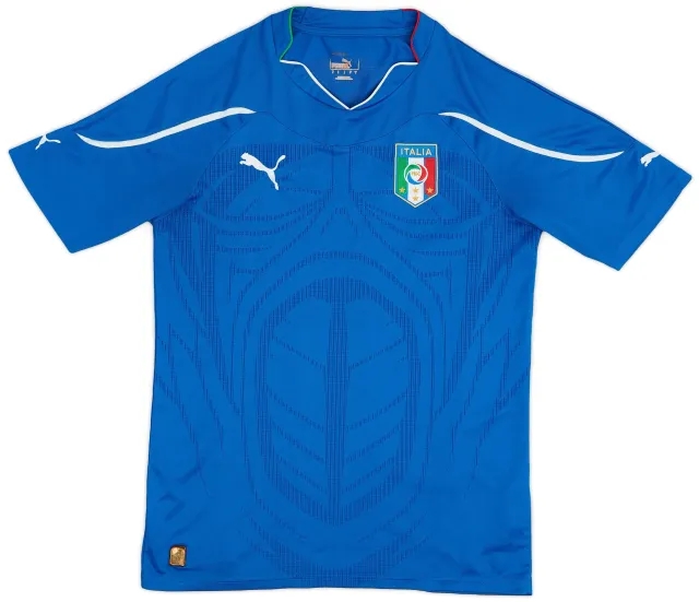 Puma 2010-12 Italy Home Shirt - 9/10 - (S)