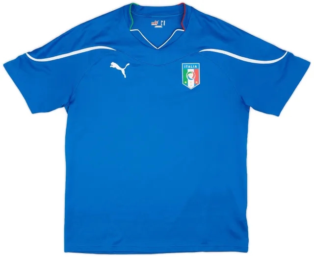 Puma 2010-12 Italy Basic Home Shirt - 8/10 - (XL)