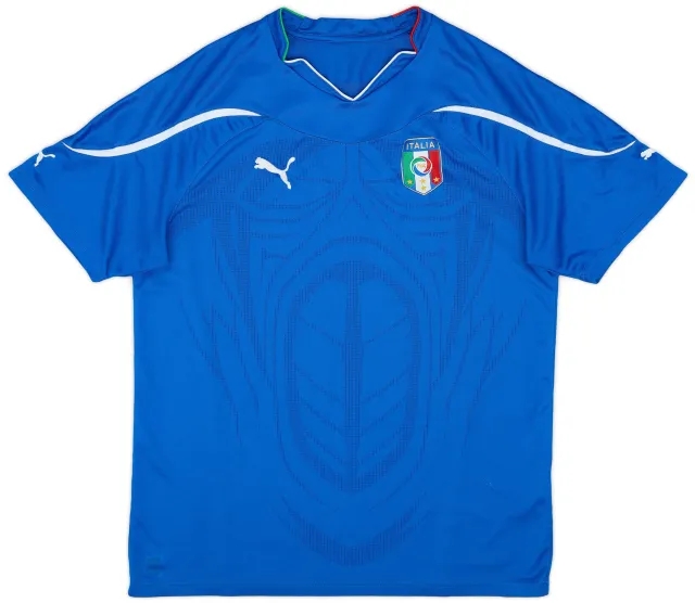 Puma 2010-12 Italy Home Shirt - 8/10 - (XL)