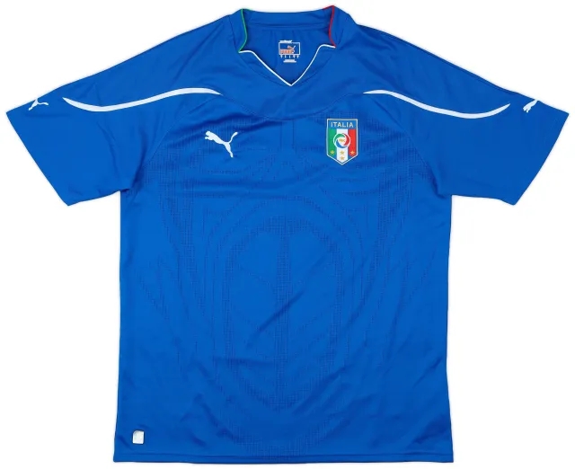 Puma 2010-12 Italy Home Shirt - 9/10 - (L)