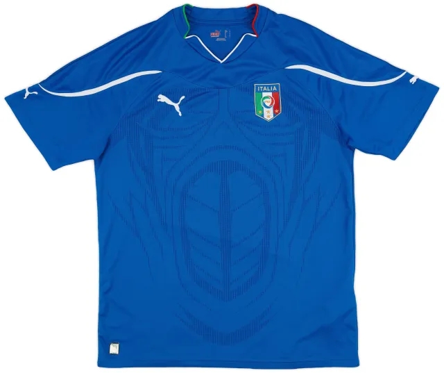 Puma 2010-12 Italy Home Shirt - 9/10 - (L)