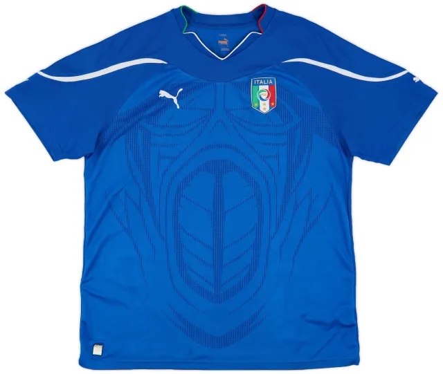 Puma 2010-12 Italy Home Shirt - 8/10 - (XL)
