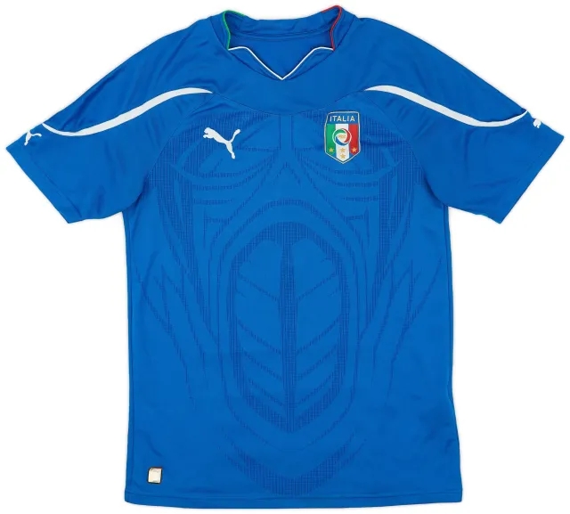 Puma 2010-12 Italy Home Shirt - 5/10 - (S)