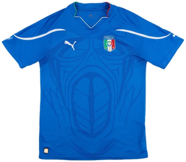 Puma 2010-12 Italy Home Shirt - 8/10 - (M)