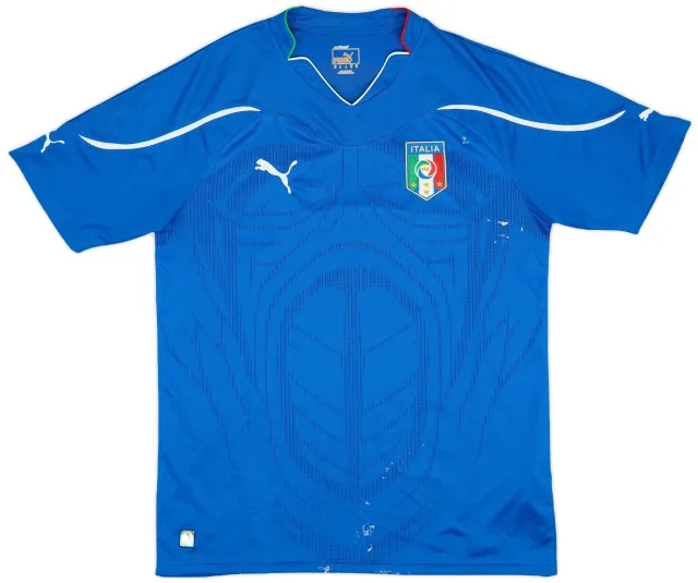 Puma 2010-12 Italy Home Shirt - 5/10 - (M)