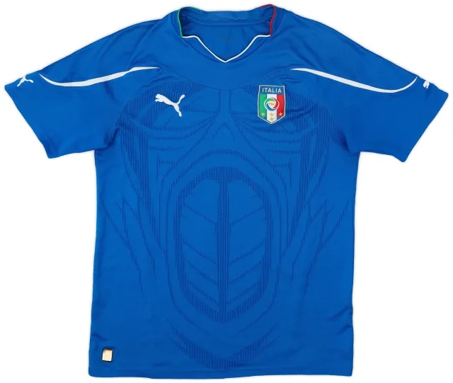 Puma 2010-12 Italy Home Shirt - 7/10 - (S)