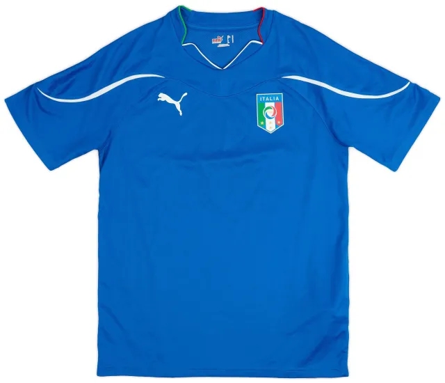 Puma 2010-12 Italy Home Shirt - 8/10 - (M)