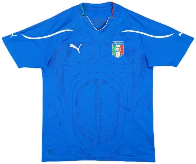 Puma 2010-12 Italy Home Shirt - 8/10 - (M)