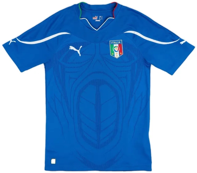 Puma 2010-12 Italy Home Shirt - 5/10 - (S)