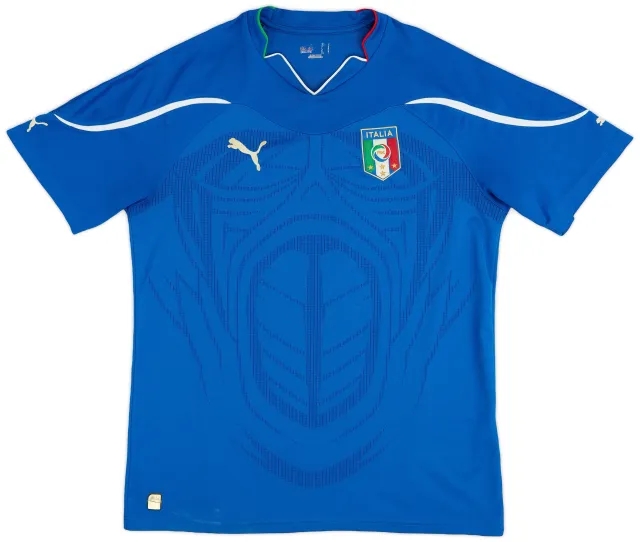 Puma 2010-12 Italy Home Shirt - 5/10 - (L)