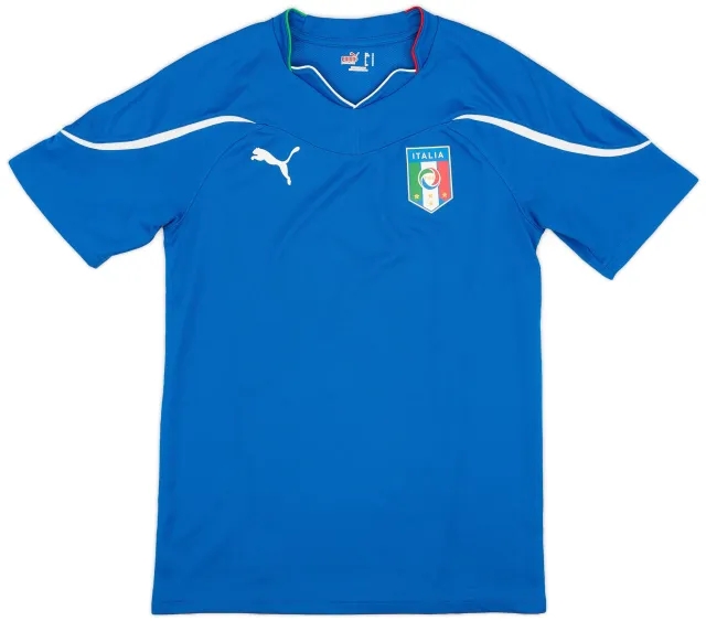 Puma 2010-12 Italy Home Shirt - 7/10 - (S)