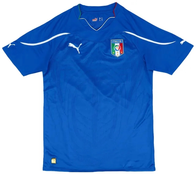 Puma 2010-12 Italy Home Shirt - 5/10 - (S)