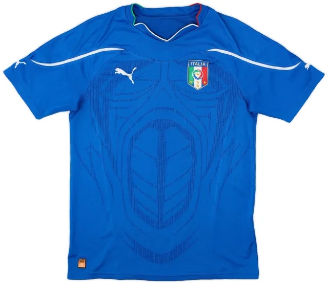 Puma 2010-12 Italy Home Shirt - 6/10 - (S)