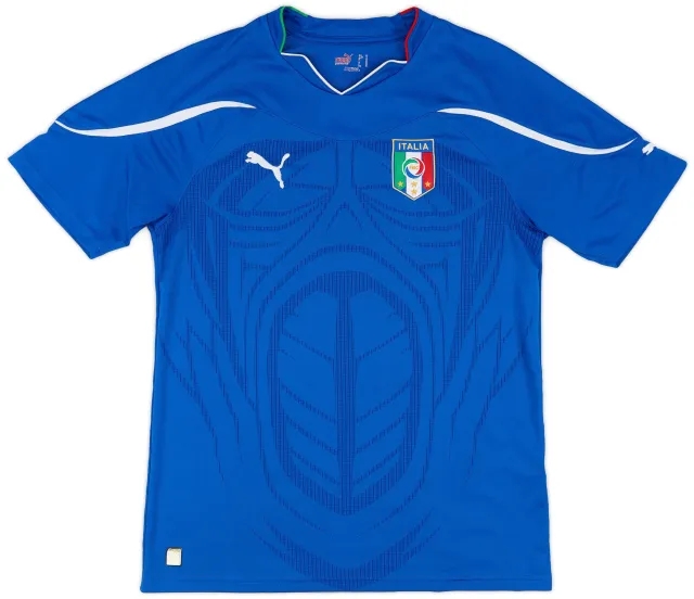 Puma 2010-12 Italy Home Shirt - 8/10 - (M)