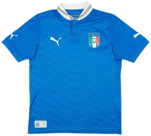 Puma 2012-13 Italy Home Shirt - 9/10 - (XL.Boys)