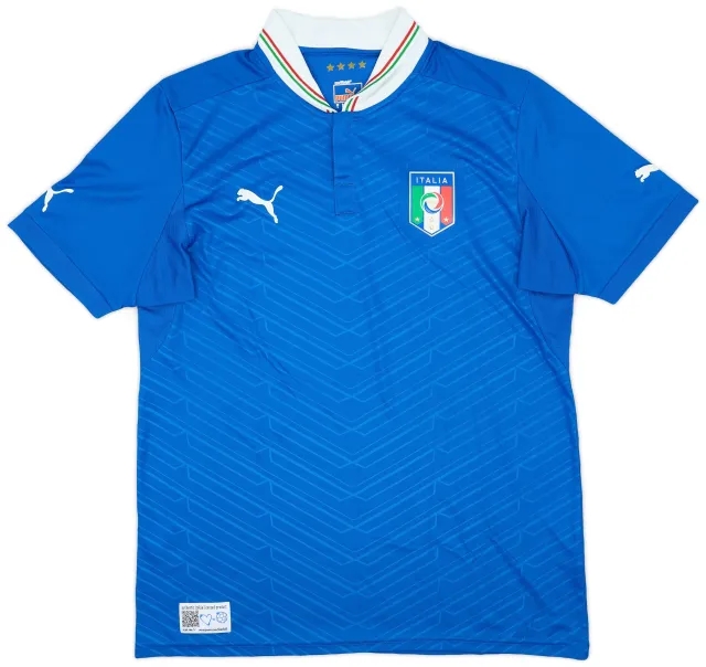 Puma 2012-13 Italy Home Shirt - 6/10 - (L)