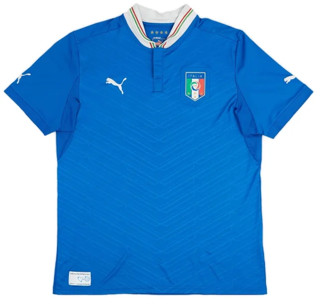 Puma 2012-13 Italy Home Shirt - 6/10 - (XL)