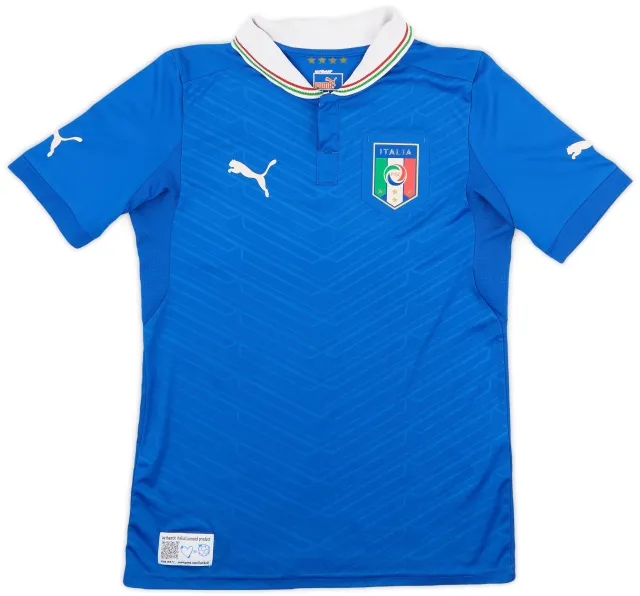 Puma 2012-13 Italy Home Shirt - 7/10 - (XS)
