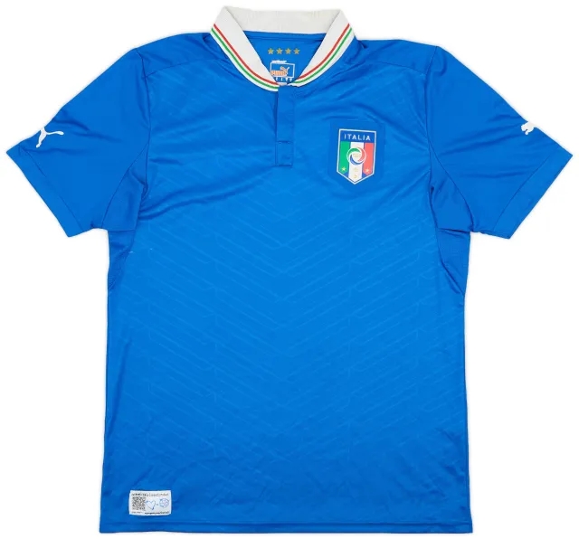 Puma 2012-13 Italy Home Shirt - 7/10 - (L)