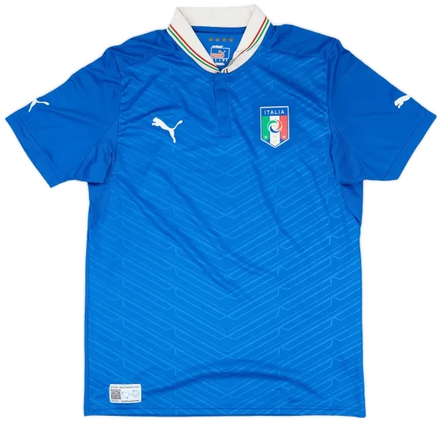 Puma 2012-13 Italy Home Shirt - 8/10 - (L)