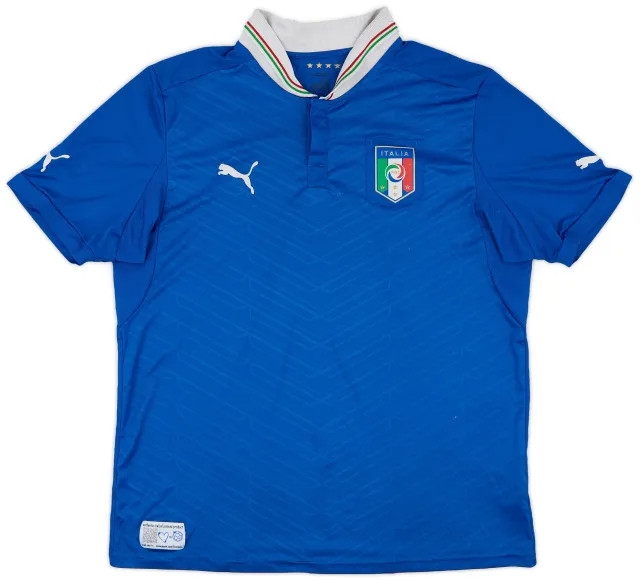 Puma 2012-13 Italy Home Shirt - 6/10 - (XL)