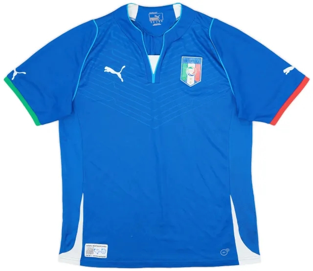 Puma 2013 Italy Confederations Cup Home Shirt - 6/10 - (M)