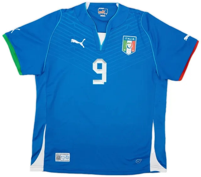 Puma 2013 Italy Confederations Cup Home Shirt #9 - 7/10 - (L)