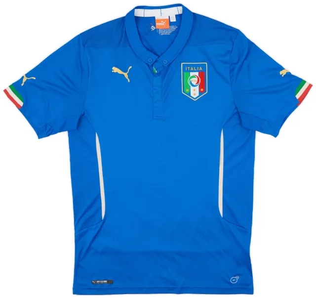 Puma 2014-15 Italy Home Shirt - 6/10 - (L)