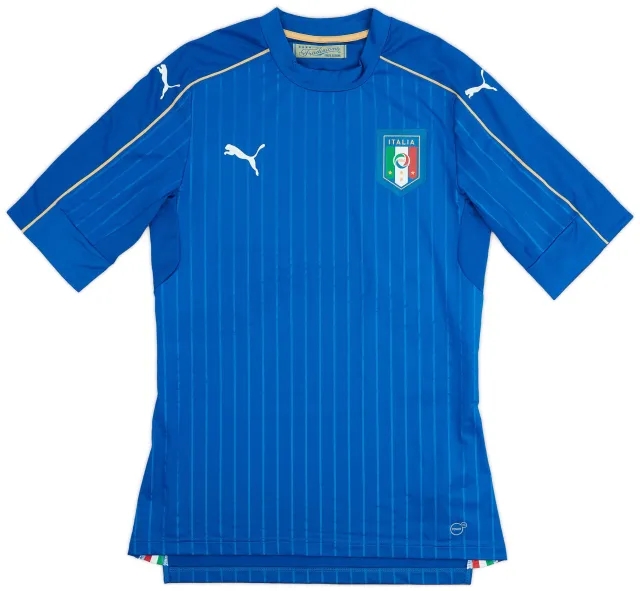 Puma 2016-17 Italy Player Issue Home Shirt - 10/10 - (XL)