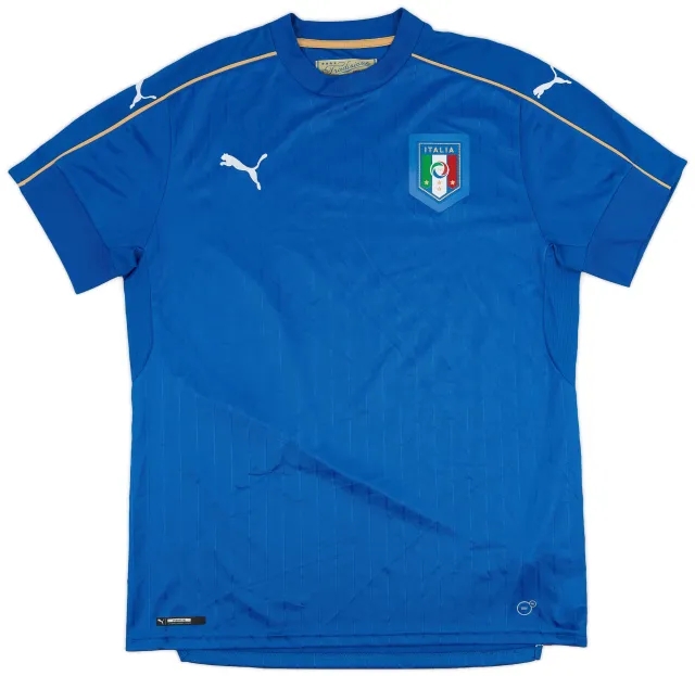 Puma 2016-17 Italy Home Shirt - 7/10 - (L)