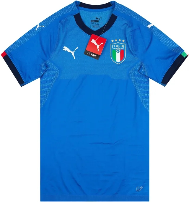 Puma 2018-19 Italy Evoknit Authentic Home Shirt (L)