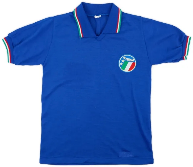 Diadora 1986-91 Italy Home Shirt - 7/10 - (M.Boys)