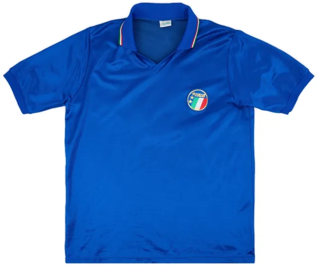 Diadora 1986-91 Italy Home Shirt #6 - 8/10 - (XL)