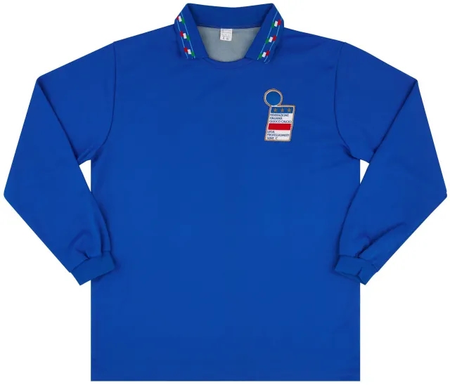 1992 Italy Serie C XI Match Issue Home L/S Shirt #6 (Di Biagio)