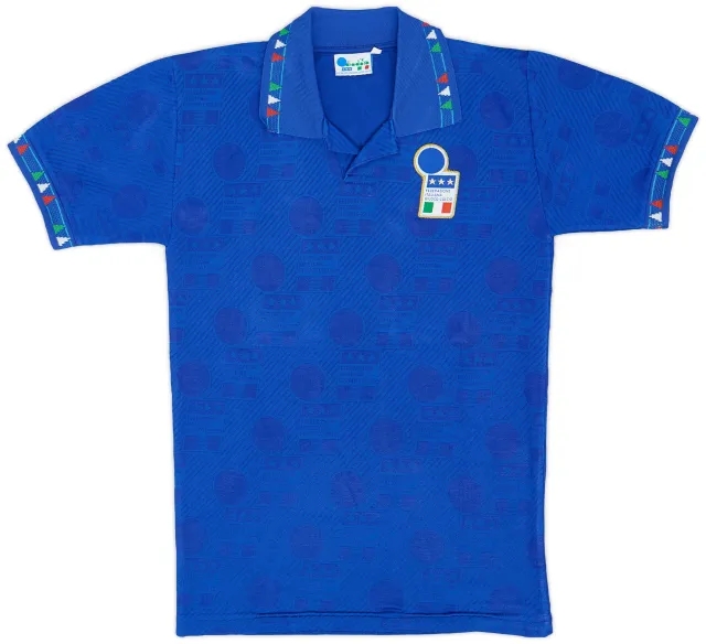 Diadora 1994 Italy Home Shirt #10 (Baggio) - 8/10 - (L.Boys)