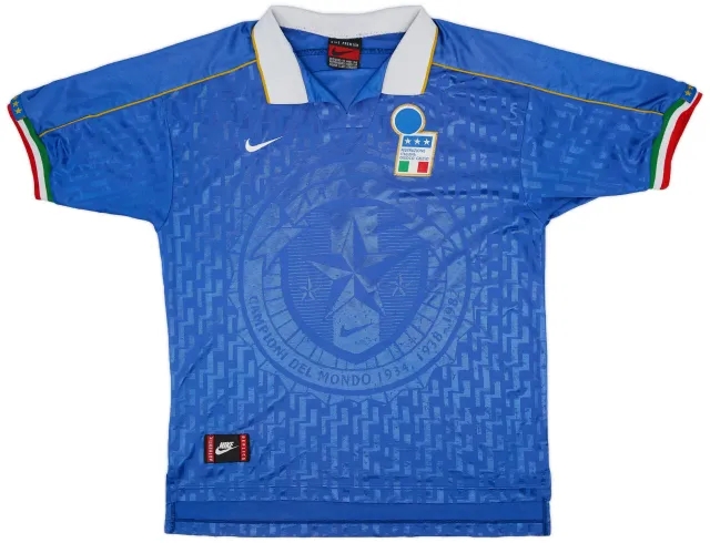 Nike 1994-96 Italy Home Shirt - 7/10 - (L)