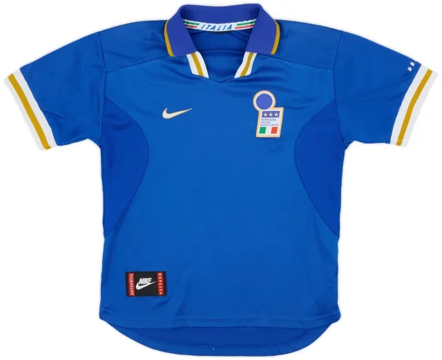 Nike 1996-97 Italy Home Shirt - 7/10 - (L.Boys)