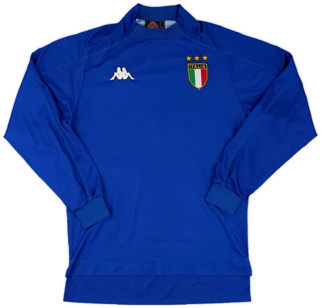 Kappa 1998-99 Italy Home L/S Shirt #4 - 7/10 - (S)