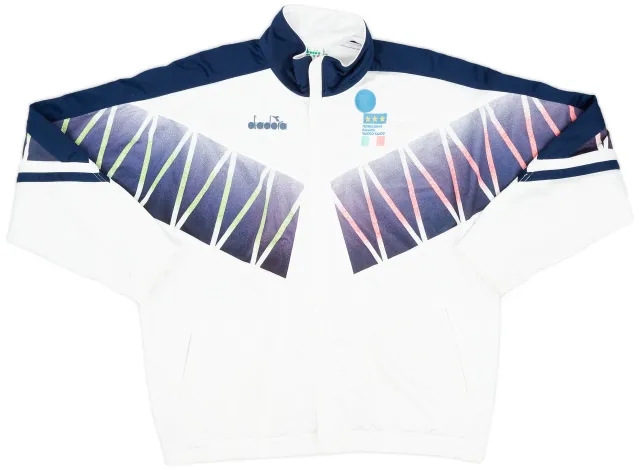 1994 Italy Diadora Track Top - 8/10 - (XL)