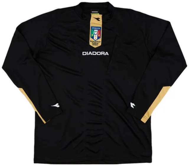 2007-09 Italy Diadora Referee L/S Shirt - 7/10 - (M)