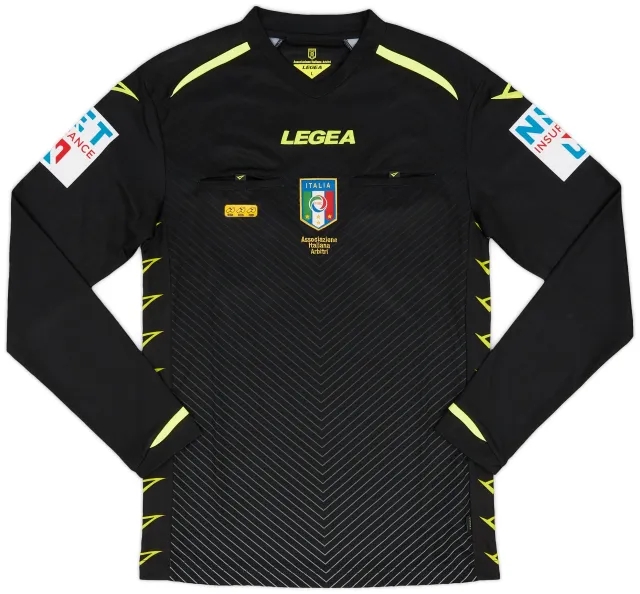 2014-15 Italy FIGC Legea Referee L/S Shirt - 9/10 - (L)