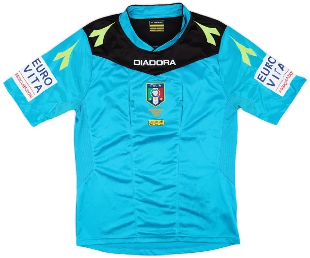 2015-16 Italy Diadora Referee Shirt - 9/10 - (XS)