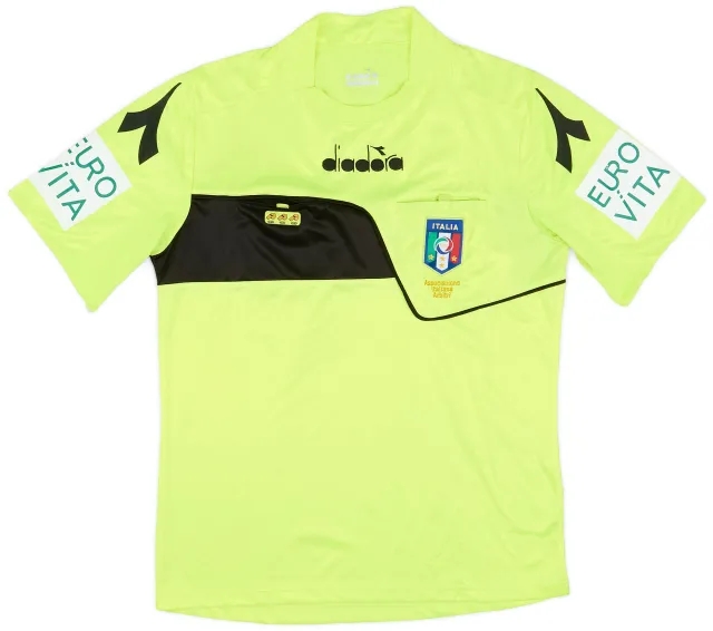 2017-18 Italy Diadora Referee Shirt - 9/10 - (S)