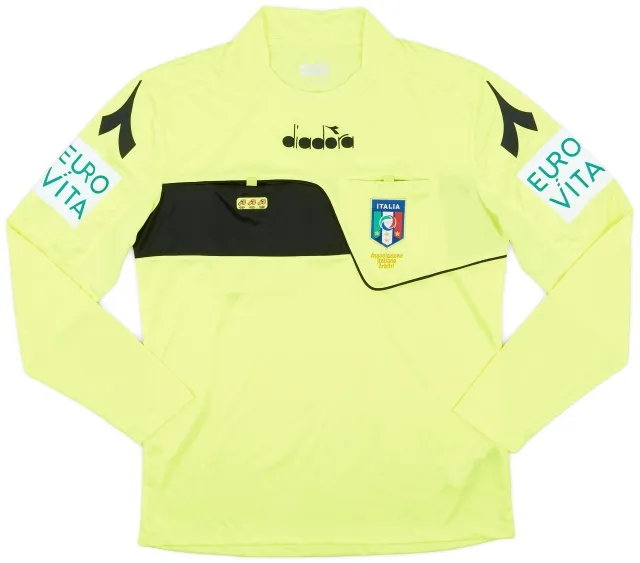 2018-19 Italy Legea Referee L/S Shirt - 8/10 - (M)