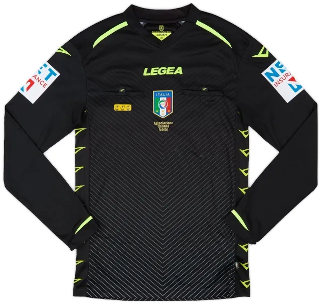 2020-22 Italy Diadora Referee L/S Shirt - 7/10 - (M)