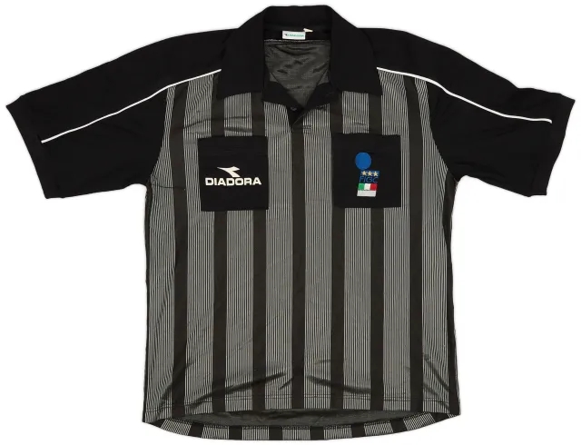 1990s Italy FIGC Diadora Referee Shirt - 8/10 - (L)