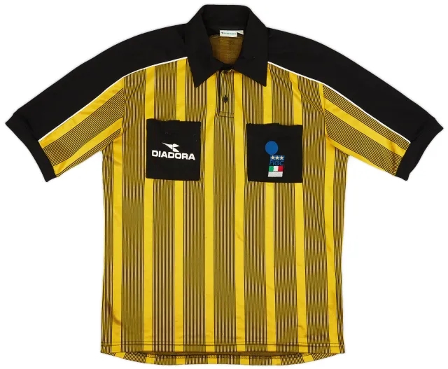1999-00 Italy FIGC Diadora Referee Shirt - 7/10 - (XL)