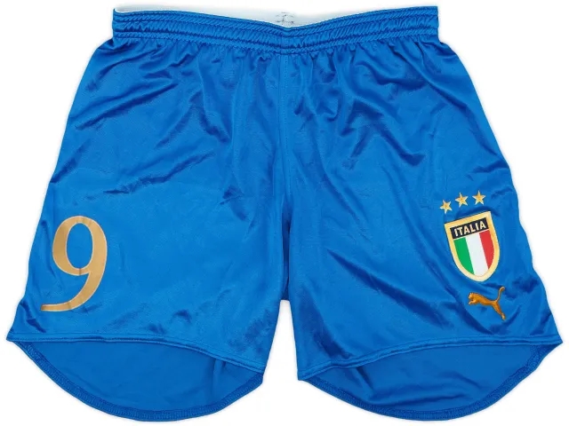 Puma 2003-04 Italy Player Issue Away Shorts #9 - 9/10 - (M)